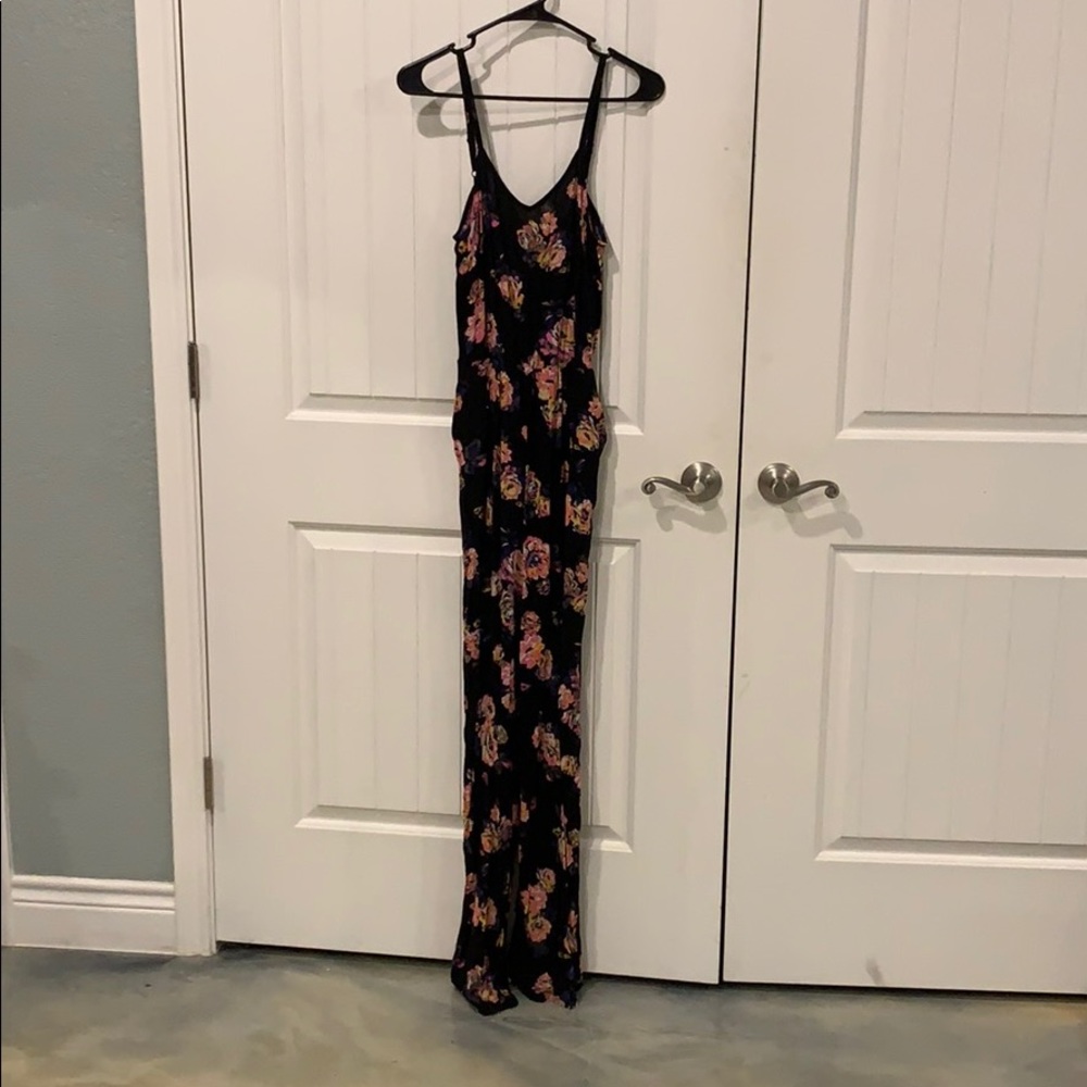 Flower full length maxi jumpsuit